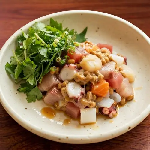 彩海鮮納豆バクダン ネバネバポン酢