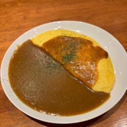カレー出汁オム