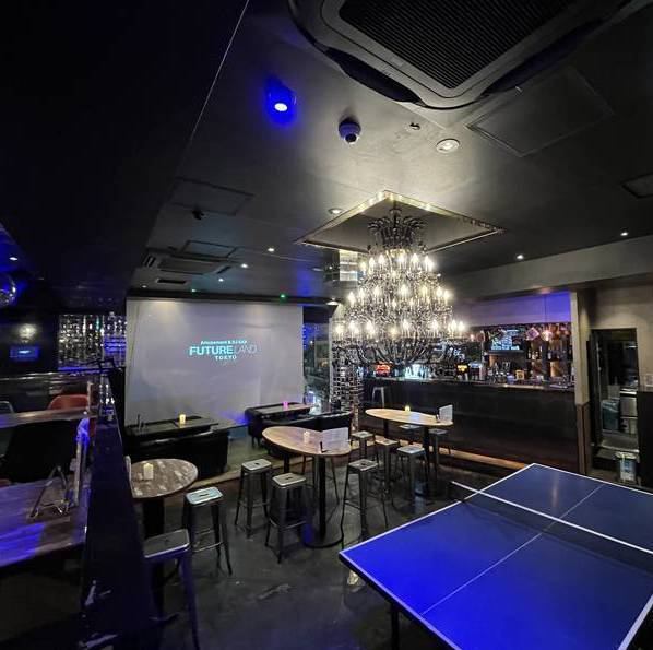 [Can accommodate up to 120 people! Fully equipped facilities for wedding receptions, etc.] The main floor can be rented for 20-120 people! Equipped with a DJ booth and the largest 160-inch projector in Shimokitazawa★6 large monitors! You can also play online darts, table tennis, and beer pong♪ It's a great time to play with everyone♪♪! Perfect for company parties, reunions, and other banquets and parties★