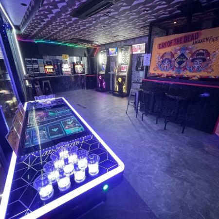 《20 people or more, private party》【Plan F】All-you-can-play darts, beer pong, and table tennis + 3 hours of all-you-can-drink + 8 dishes ⇒ 6,000 yen (tax included)