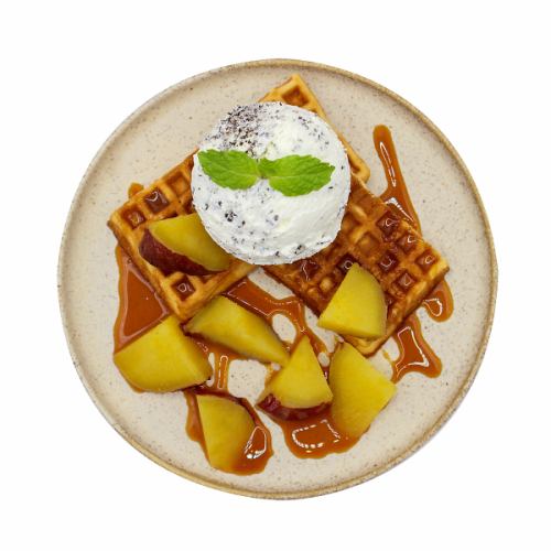 【秋季限定】秋季红薯焦糖华夫饼