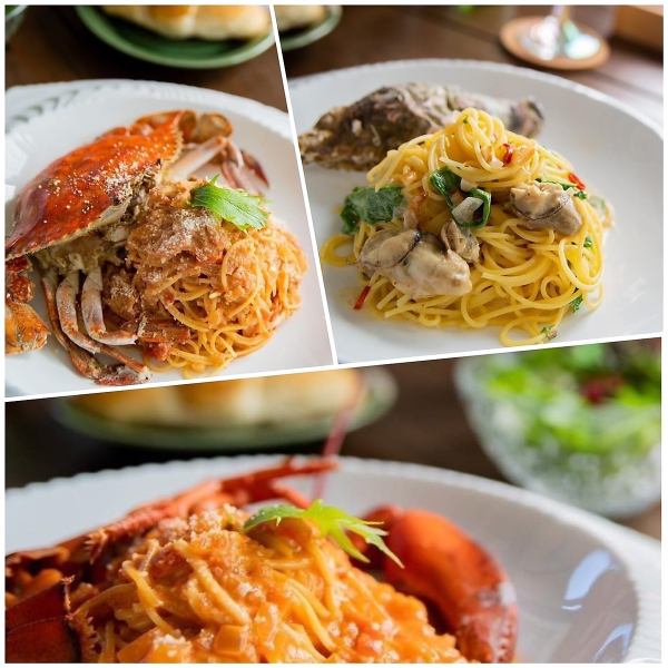 Limited quantity!! ≪3 types of pasta for dinner only≫
