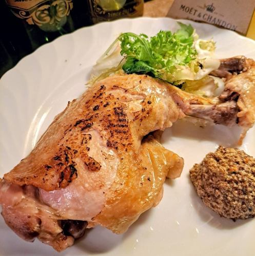 花见鸡腿油封带骨