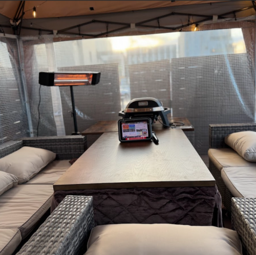 冬×屋上、アリです。