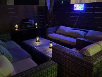 [Large sofa] Enjoy a BBQ without bringing anything! A large tent is also set up, so you can enjoy it with peace of mind even if it suddenly rains.