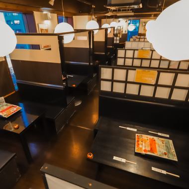 新宿しゃぶしゃぶ本舗うさぎやで一番人気の窓際の夜景の見えるお席です！