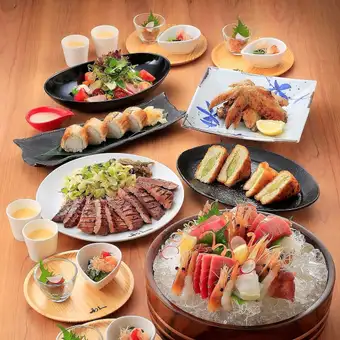 【一番町コース】料理8品　4500円