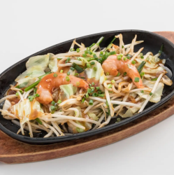 エビと野菜のオイスター炒め