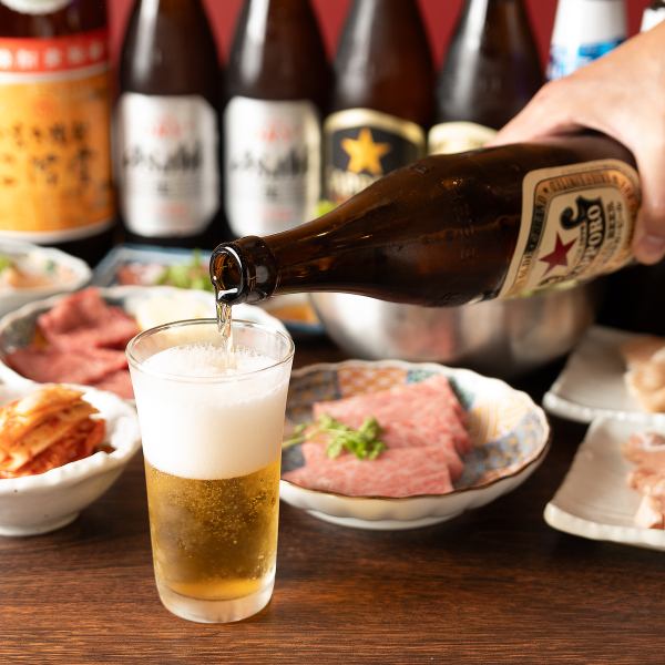 豊富に取り揃えたアルコールメニュー