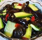 木耳と黄瓜和え物