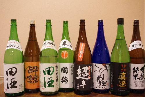 Local sake and various famous shochu liquors are also available ◎
