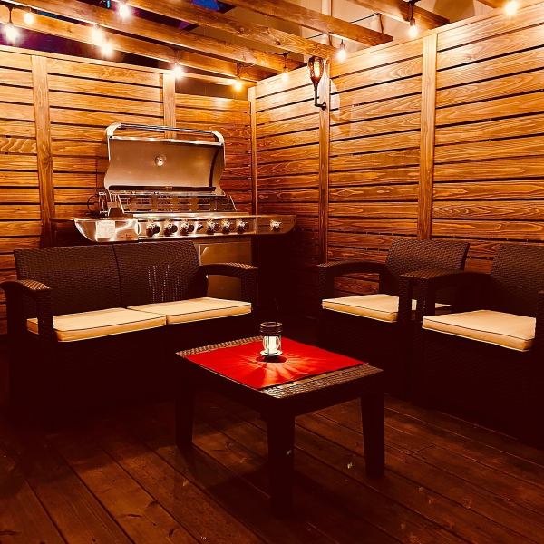 【６名様～貸切OK！】栄でビアガーデン♪１２０分飲み放題付き★屋上BBQコース＜全９品＞5000円⇒4500円