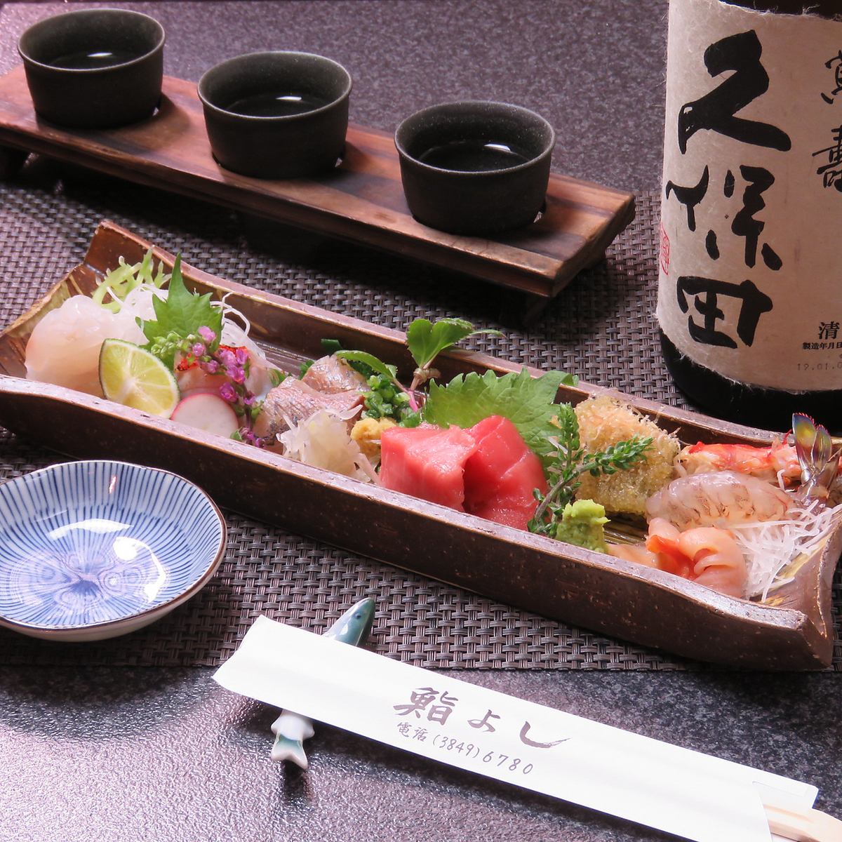 Local sake and fresh fish ♪ Enjoy a little luxurious taste and space!
