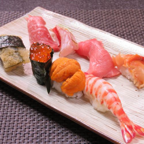 Superb nigiri sushi that you can enjoy seasonal ingredients ♪