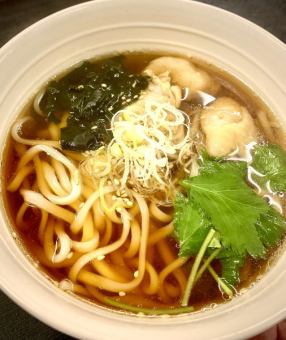 [Hot] Meat soup soba / Meat soup udon