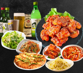 平日限定　【古里屋チキンコース】　<全１０品>2時間飲み放題付 3000円～