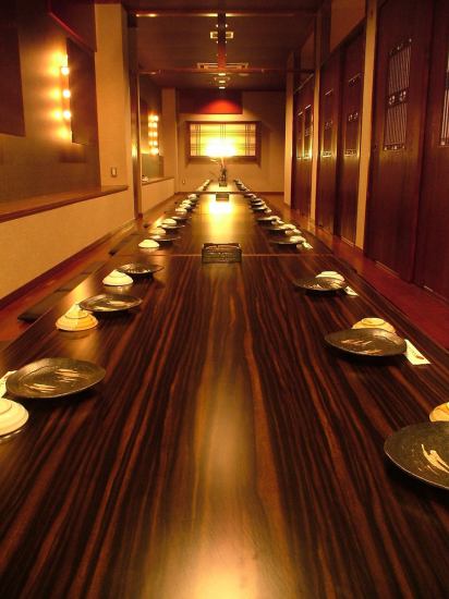 Private rooms available for parties of 20 or more people ◎ Luxurious banquets with elaborate cuisine