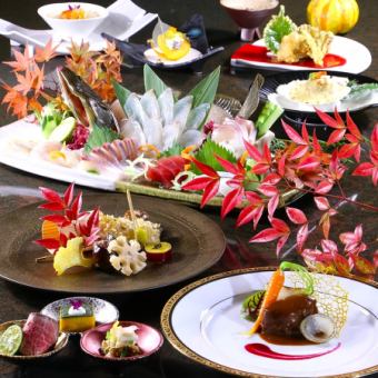 12/1~【個人盛り】お造り3種盛り&季節のお料理&ロール寿司など【酒肴美味コース】※飲放題別