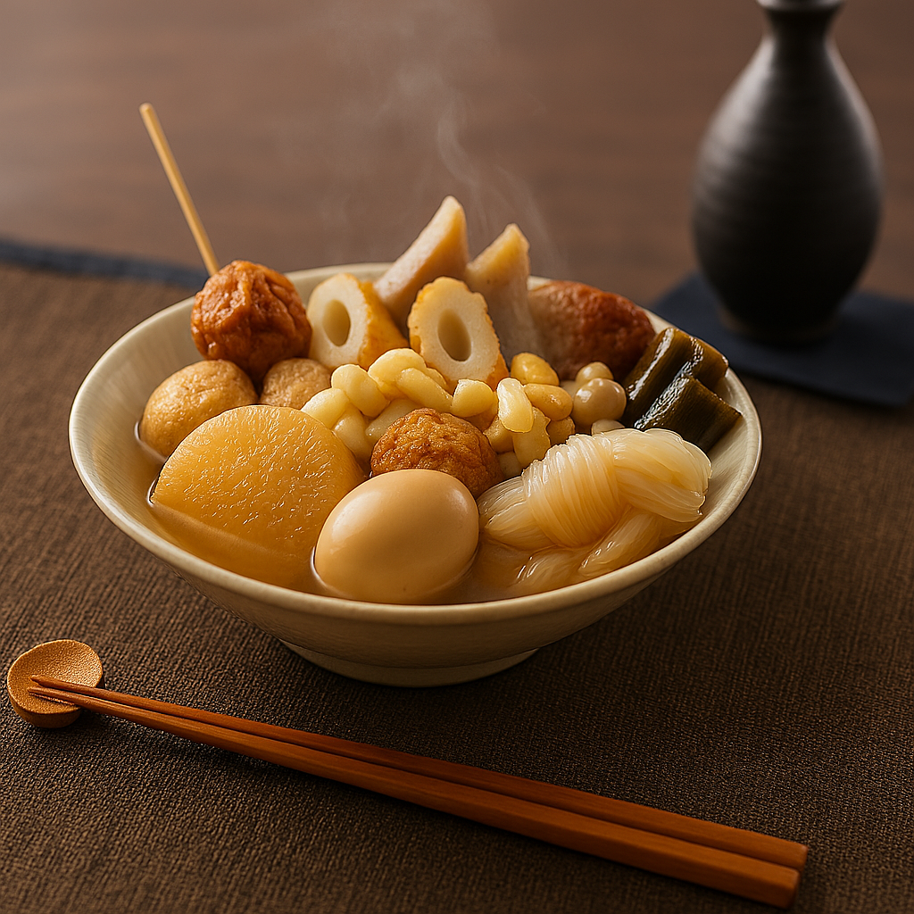 關東煮是我們餐廳的主打菜,餐廳氣氛輕鬆溫馨。