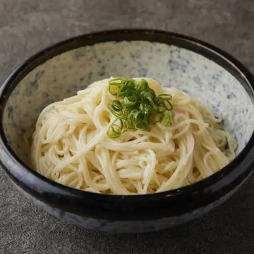 To finish off the meal, Shiraishi Umen noodles in a vongole style.