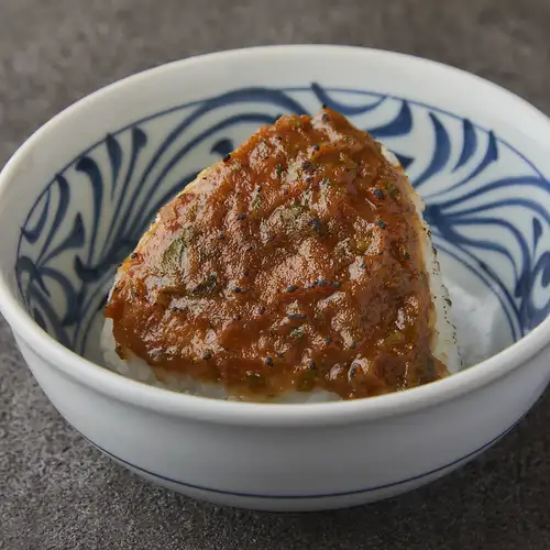 Grilled rice ball with Sendai miso
