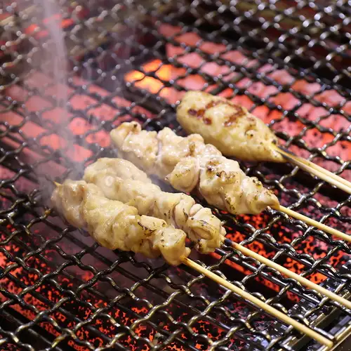 All-you-can-eat options, including yakitori, are also available.