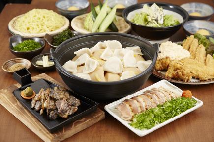 2 hours all-you-can-drink ◎ 11 dishes including steamed dumplings or motsunabe (Manager's recommended course) 4980 yen ⇒ 4480 yen