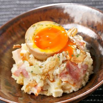 Boiled egg potato salad