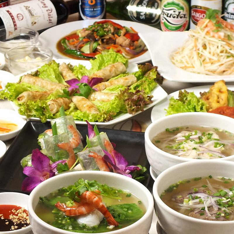 Michelin Tokyo 2017 published ☆ ☆ Ikebukuro's well-established Vietnamese restaurant.Girls' party party · entertainment · birthday ◎