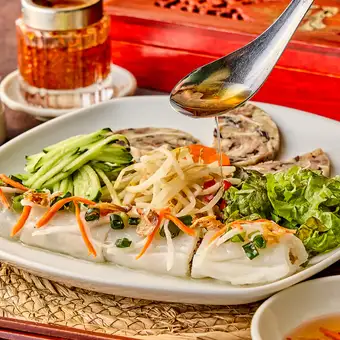 もっちり蒸春巻 Banh cuon
