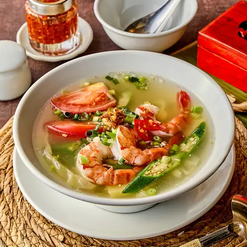 《海老と魚が選べる》パイナップルの甘酸っぱいスープ Canh chua ca
