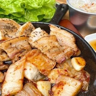 [6 dishes + 2 hours all-you-can-drink] Samgyeopsal course <No draft beer>