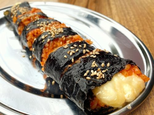 spicy cheese kimbap