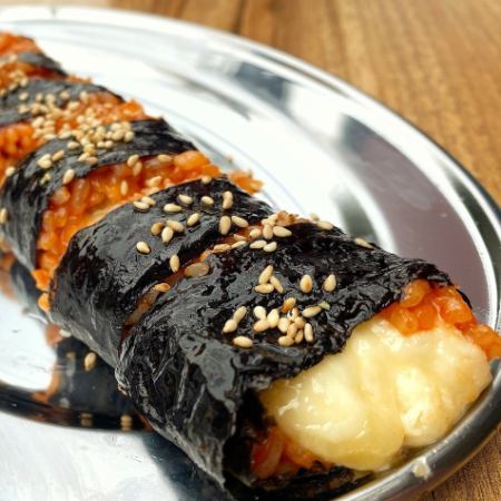 spicy cheese kimbap