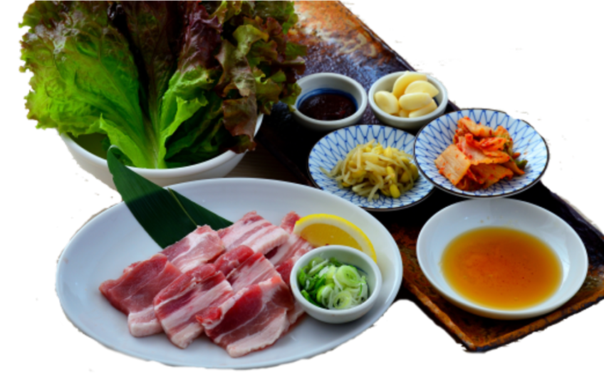 Our top recommendation is samgyeopsal! We also have other Korean dishes such as chijimi.