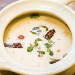 Chicken coconut milk soup "Tom Kha Gai"