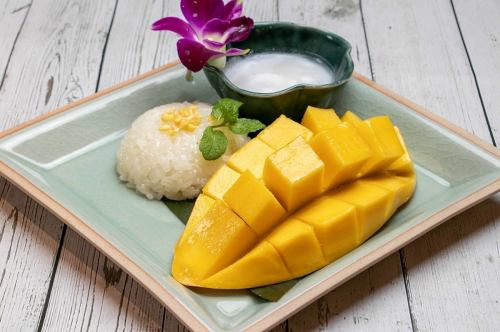 [Limited time offer] Thai mango and sticky rice 1,450 yen (tax included)