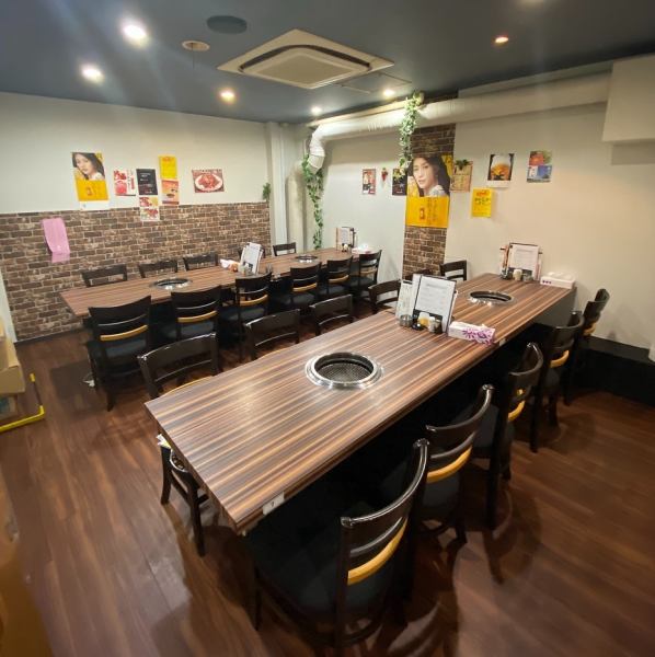 It can be used as a private room for 20 to 25 people! We offer courses with all-you-can-drink starting from 5,500 yen (tax included), which is excellent value for money, so we recommend it for a yakiniku banquet to fill your stomach. Please enjoy delicious meat with everyone☆