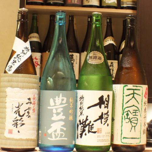Assortment of rare sake ◎
