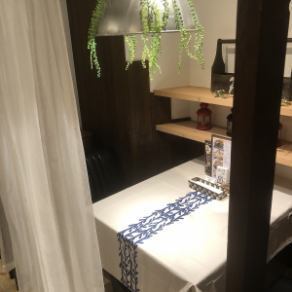 カップルシートございます。ゆっくりお過ごしください♪