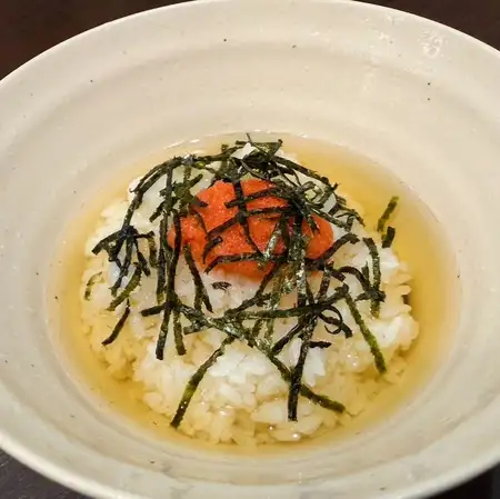 明太出汁茶漬け