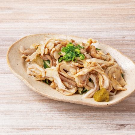 ホタルイカの燻製/酢もつ/ごぼうの唐揚げ　各