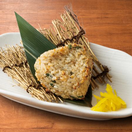 しらすと青じその焼きおにぎり