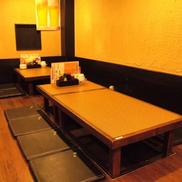 這是一個輕鬆的日式座位。您最多可以使用40人供私人使用♪
