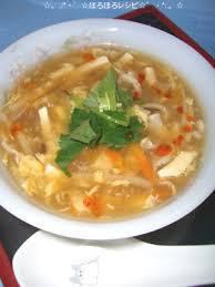 Wonton soup / corn soup