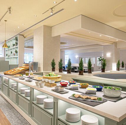 明るく開放的な空間