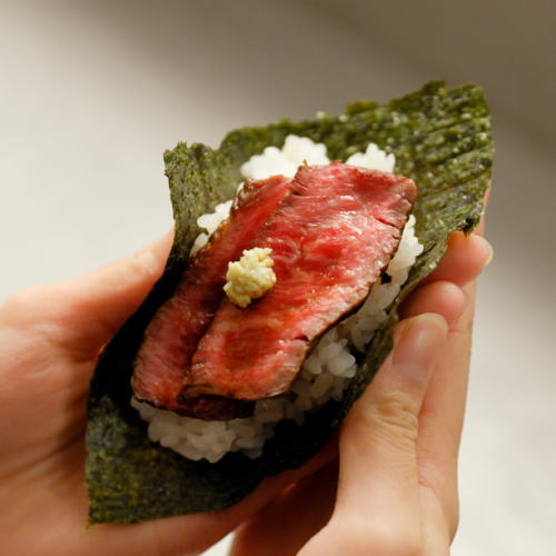 2. Hand-rolled sushi style