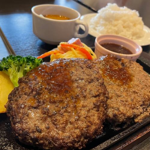 鉄板ランチ【自家製ハンバーグ(200g)】