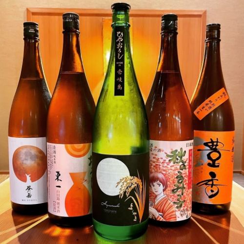 我們有各種各樣的日本清酒。