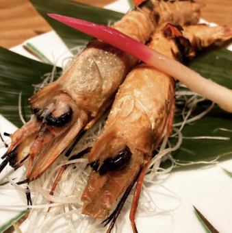 タカエビの天塩焼き